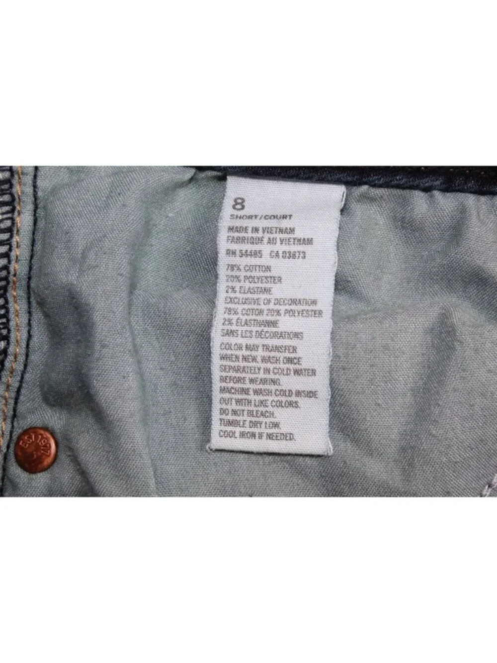 American Eagle Outfitters Dark Wash Stretch Women's Skinny Jeans Size 8 Short